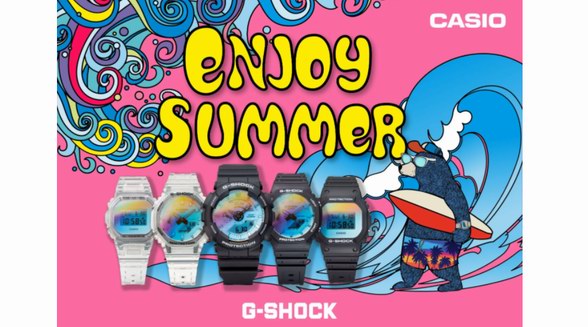 炫彩來襲，敢玩敢潮！G-SHOCK 夏日炫色系列炫動夏日