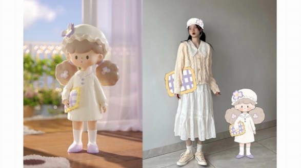 攜手高端信物品牌與美圖平臺，少女潮玩IP molinta玩轉春日跨界
