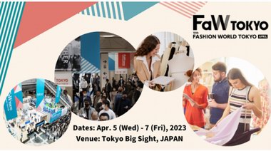 4月5-7日，東京最大規模時尚產業展Faw Tokyo與您不見不散！