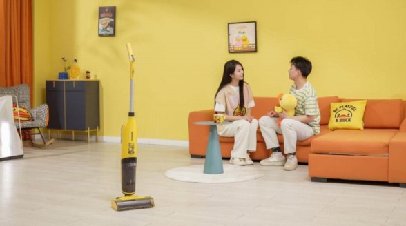 噪音大、時間長、有水漬？Leader洗地機聯名B.Duck小黃鴨：一步解決