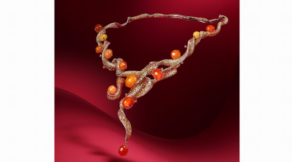 潤金店發布全新Oriental Glimpse綾羅文化高級珠寶系列