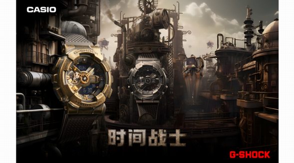蒸汽朋克，機甲覺醒！G-SHOCK全新「時間戰士」邀你韌意穿越