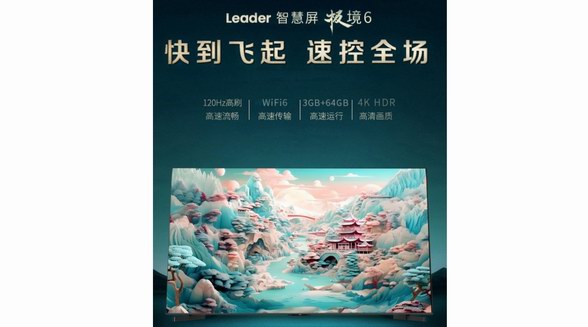 刷新行業：WiFi6、藍牙5.2、一碰投屏，Leader小超跑智慧屏預售！