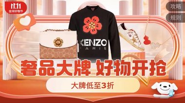 10月31日晚8點開場半小時 京東LV、DIOR、TIFFANY等頂奢品牌成交額增長超過200%