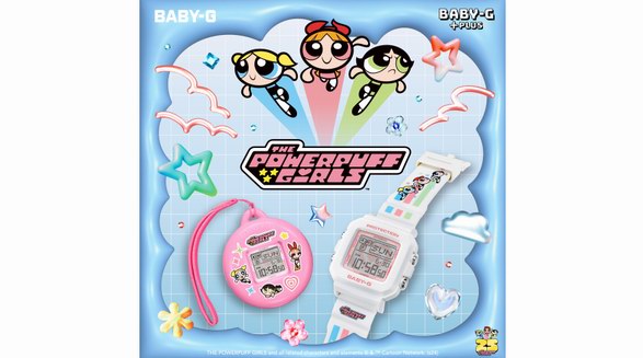 卡西歐攜手飛天小女警，帶來BABY-G創新時尚風潮