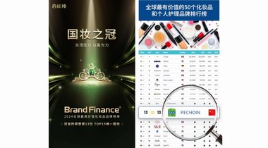 百雀羚摘得「國妝之冠」，CCE集團攜手消費者共加冕