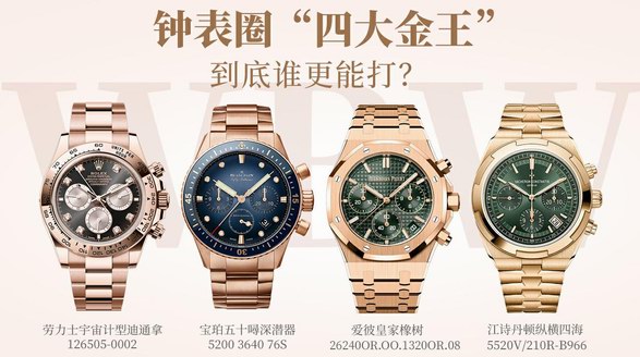 奢華腕表的巔峰對決，頂級腕表“四大金王”誰主沉??？