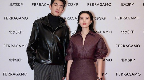 FERRAGAMO北京SKP全新概念男士精品店開幕，高圓圓、林更新出席 