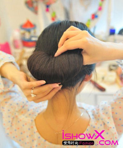 溫柔如水 韓系優雅盤發DIY