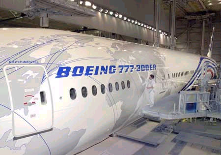 波音777-300ER延程型飛機(jī)