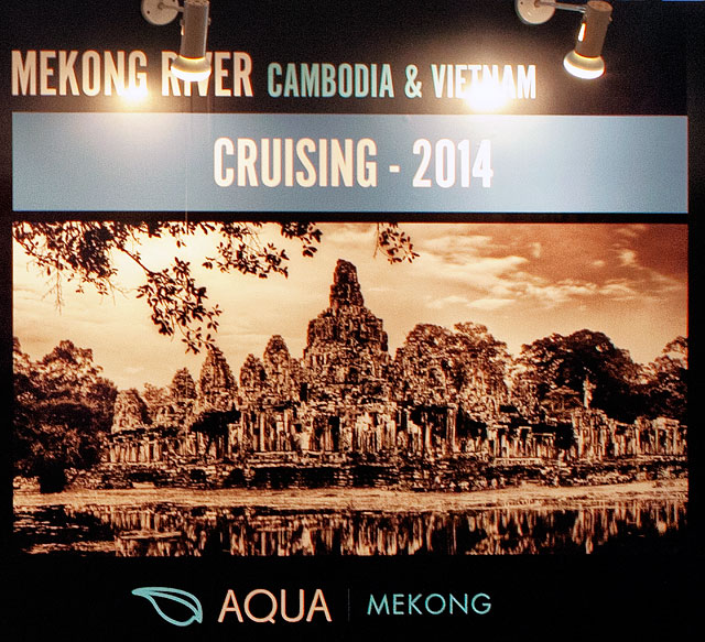 Aqua Expeditions 關于湄公河項目的宣傳海報