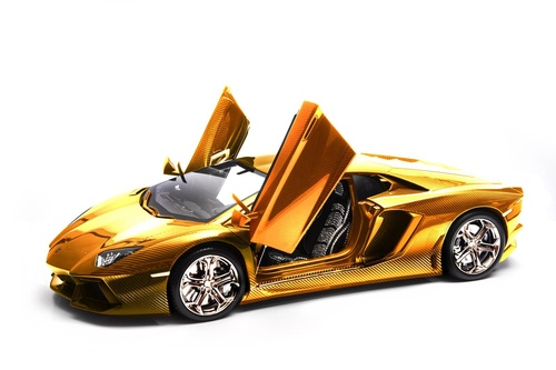 蘭博基尼LP700-4黃金版模型售價350萬歐元