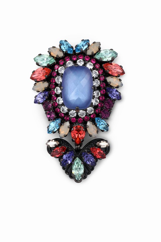 Erickson Beamon 時尚彩色寶石耳環