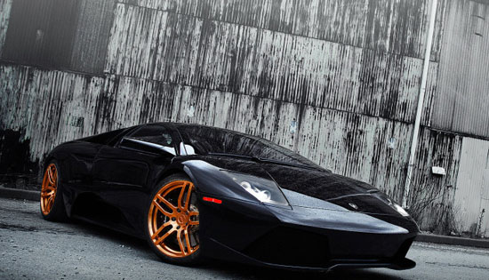 蘭博基尼Lamborghini Murcielago LP640穿上黃金戰靴！