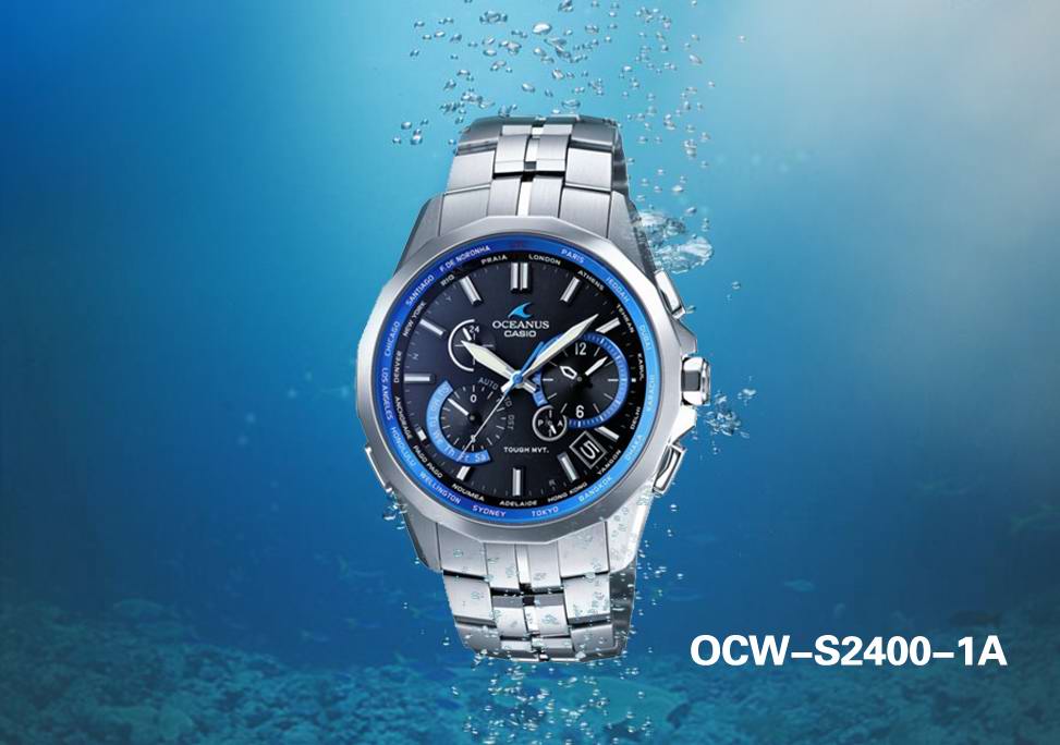 OCW-S2400-7A腕表，卡西歐OCEANUS海神再添新旗艦