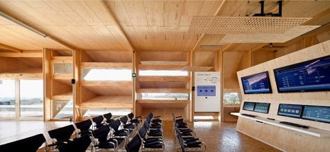The Endesa Pavillion，2011年巴塞羅那智能城市大會中的控制室，這個房子不用電