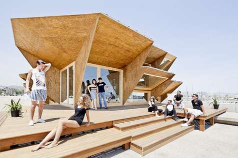 The Endesa Pavillion，2011年巴塞羅那智能城市大會中的控制室， 這個房子不用電