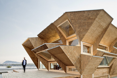 The Endesa Pavillion，2011年巴塞羅那智能城市大會中的控制室， 這個房子不用電