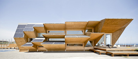 The Endesa Pavillion，2011年巴塞羅那智能城市大會中的控制室， 這個房子不用電
