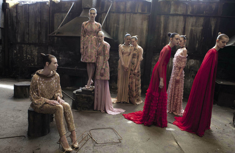 Valentino（瓦倫天奴）2012秋冬高級定制Haute Couture系列廣告大片