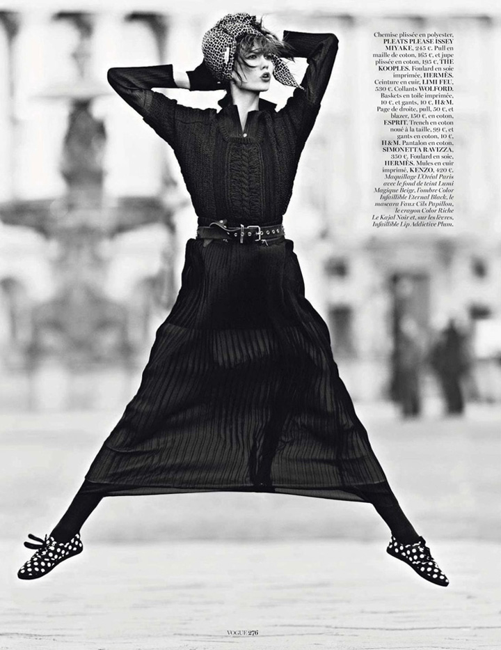 Karlie Kloss《Vogue》法國版2013年3月號