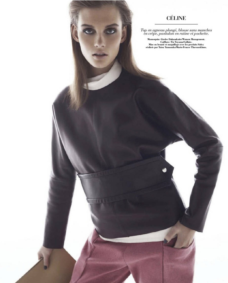 Giedre Dukauskaite《Marie Claire》法國版2012年10月號(hào)