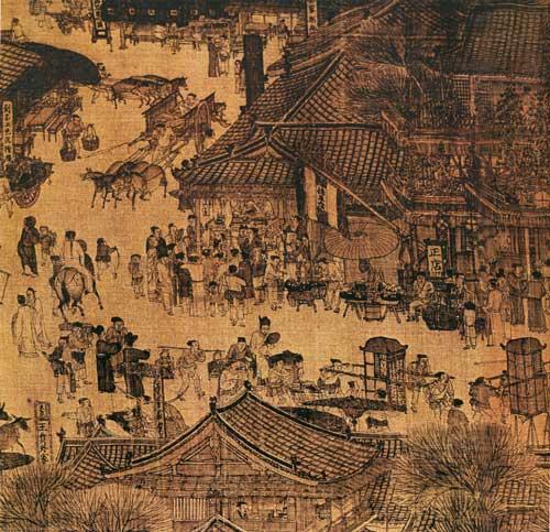 明眼人一看便知，此圖作者根本沒有到過汴京，更不是北宋時人。