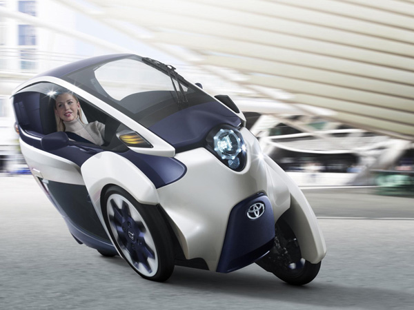 Toyota（豐田）推出「i-Road」三輪電動(dòng)概念車