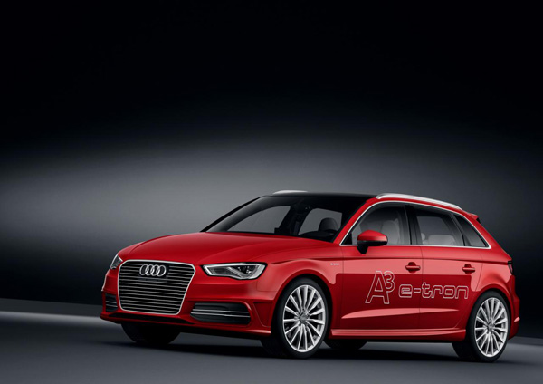 奧迪將于日內瓦發表2013款A3 e-tron 混動車型