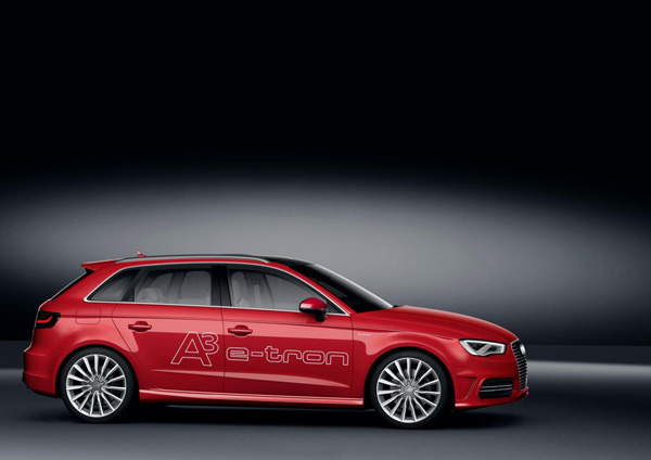 奧迪將于日內瓦發表2013款A3 e-tron 混動車型